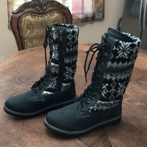 Polar winter boots for woman size 8 dark grey